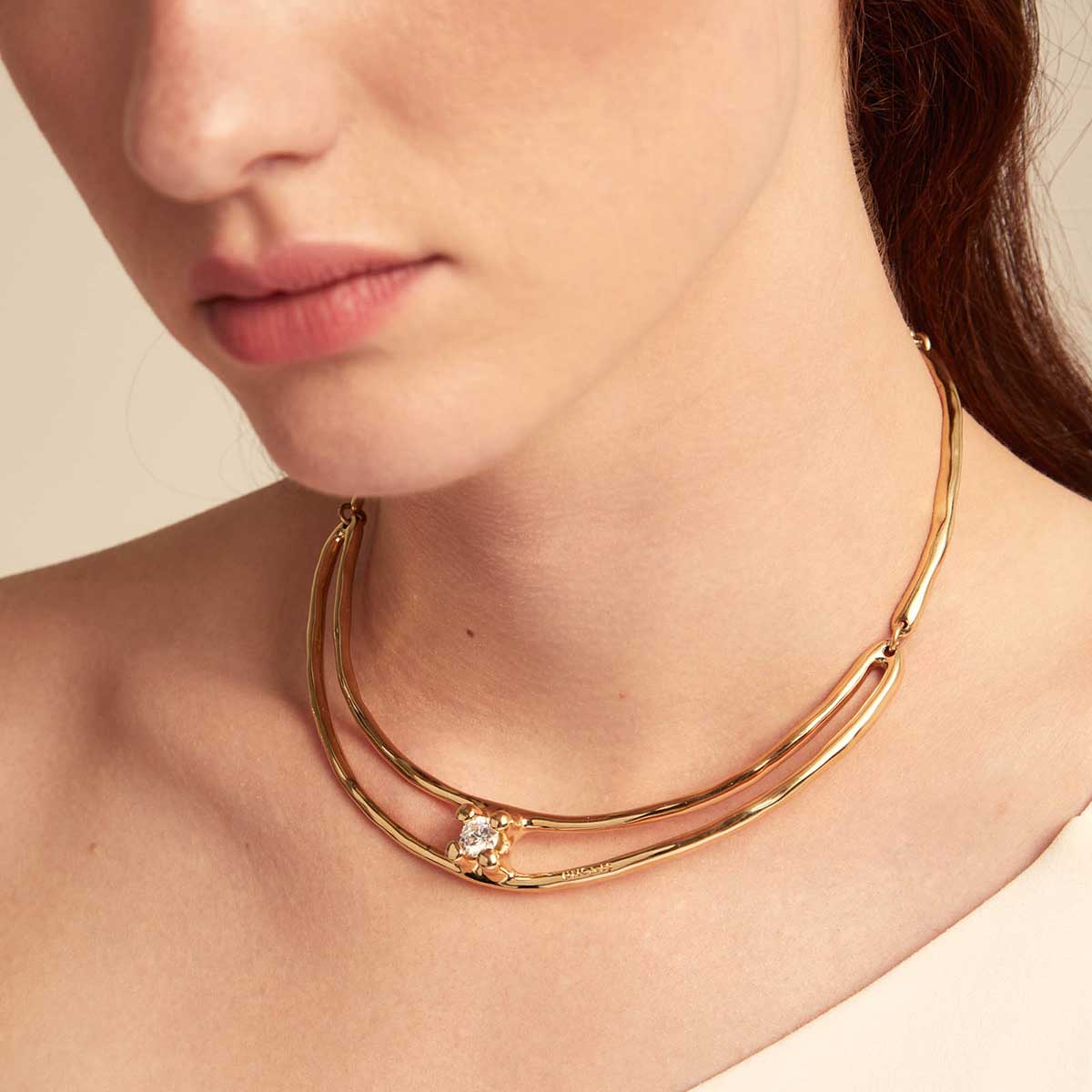 Купить Ожерелье Anima с золотом - Фото 12