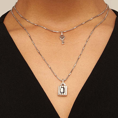 Купить Ожерелье Lock с серебром - Фото 2