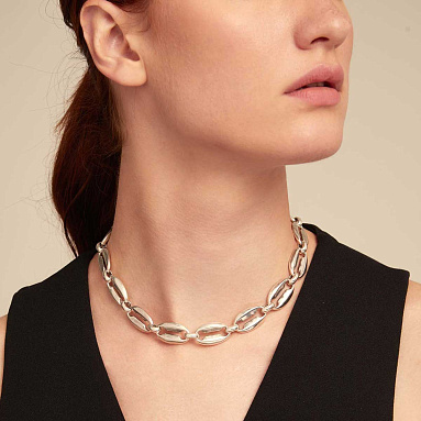Купить Ожерелье Merci с серебром - Фото 4