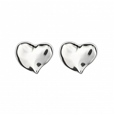 Купить Серьги UNO heart с серебром - Фото 1