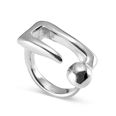 Купить Кольцо UNUSUAL с серебром - Фото 1
