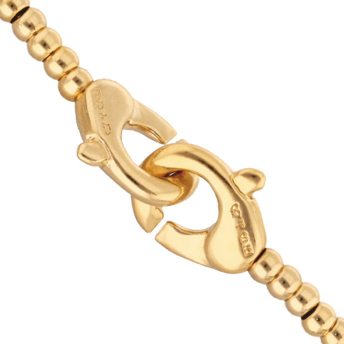 Купить Тонкий браслет карабин Ser Inseparable, с золотом - Фото 3