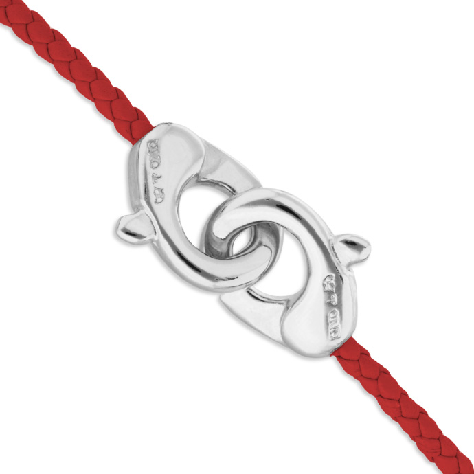 Купить Браслет Ser Inseparable, красный, с серебром - Фото 3