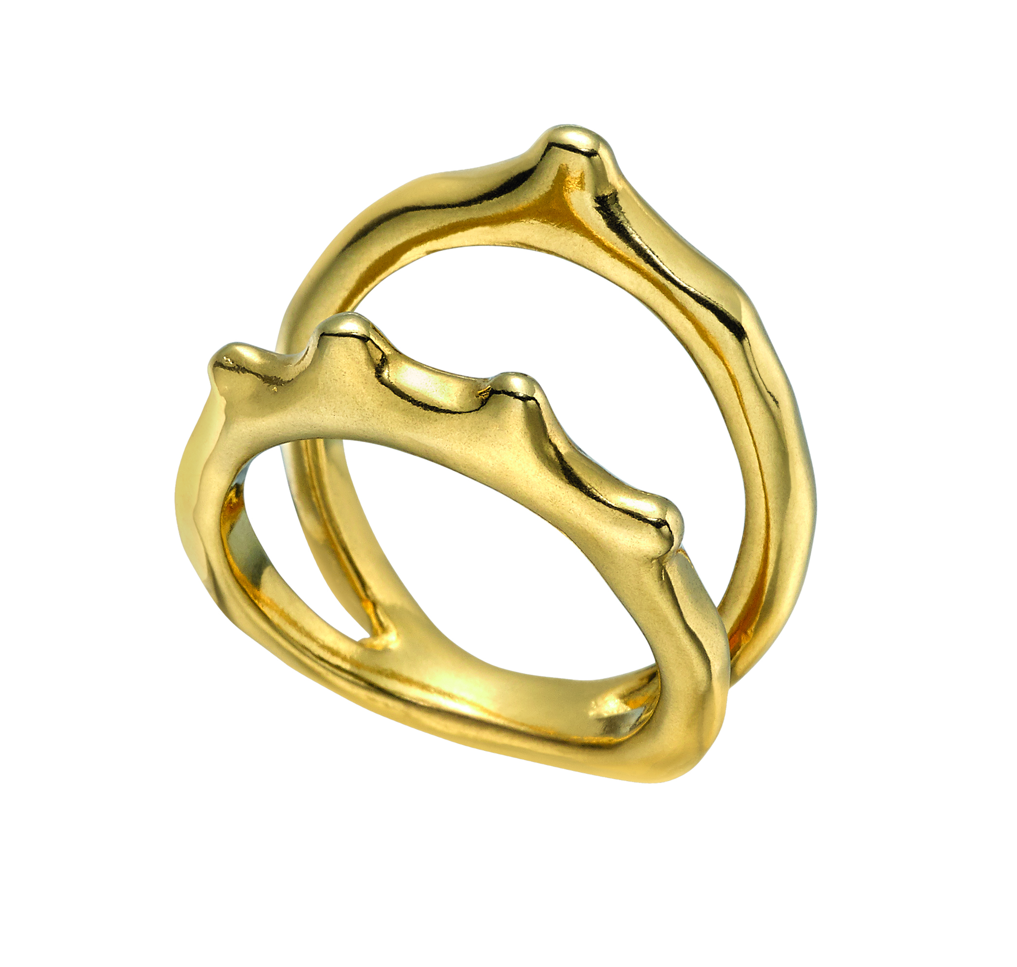 Купить Кольцо Wakame, золотое - Фото 2