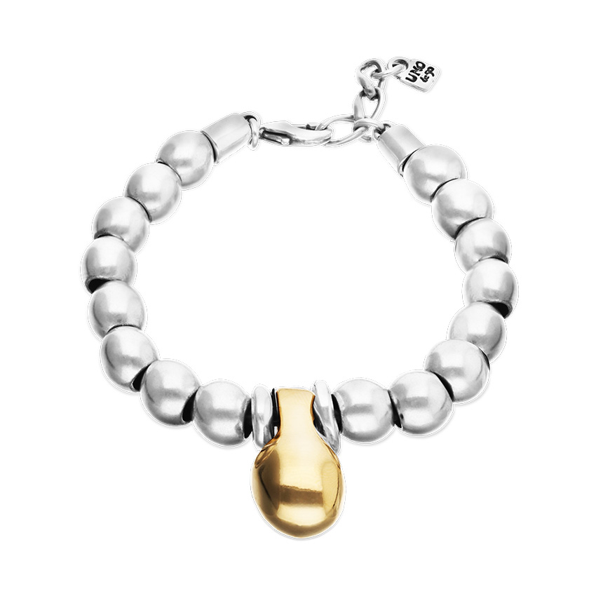 UNOde50 Биколорный браслет Приземление Gravity, с серебром и золотом, PUL2608OROMTL0M - фото 1