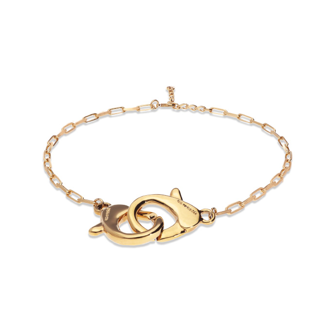 Купить Крупный чокер карабин Ser Inseparable, с золотом - Фото 2