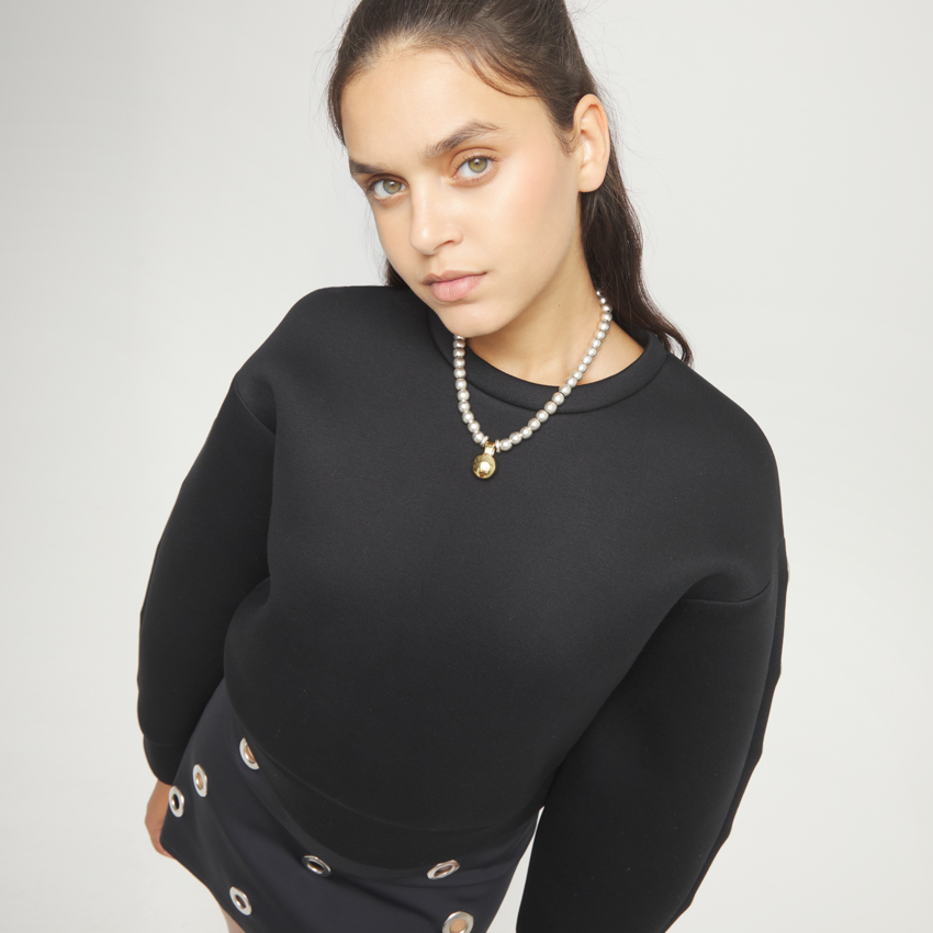 UNOde50 Биколорное колье Приземление Gravity, с серебром и золотом, COL2045OROMTL0U - фото 5