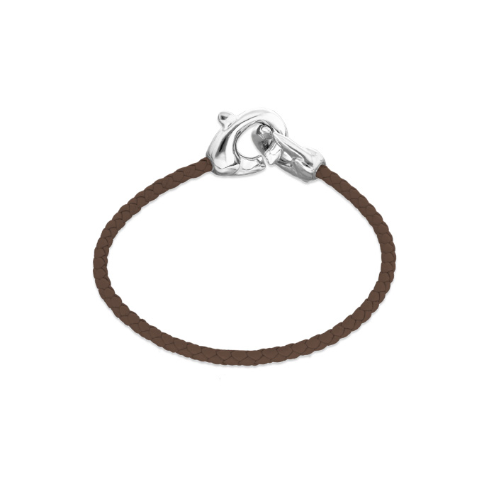 Купить Браслет Ser Inseparable, коричневый, с серебром - Фото 2
