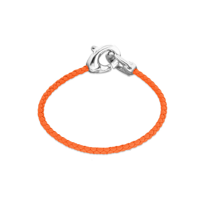 Купить Браслет Ser Inseparable, оранжевый, с серебром - Фото 2