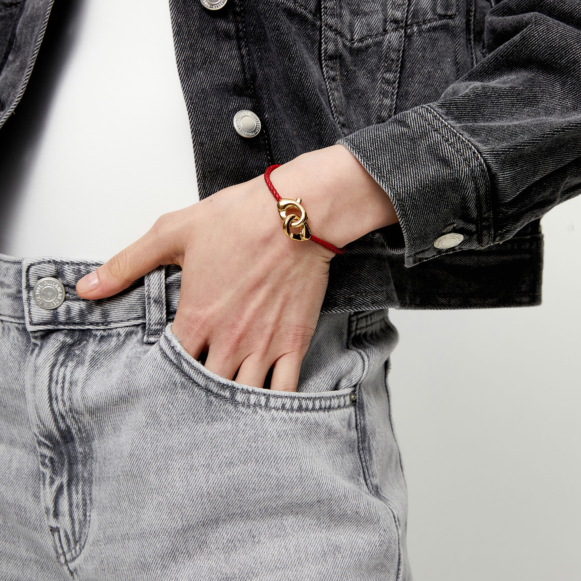 Купить Браслет Ser Inseparable, красный, с золотом - Фото 4