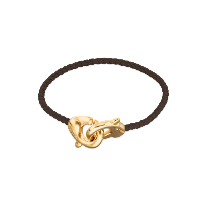 Купить Браслет Ser Inseparable, коричневый, с золотом - Фото 1