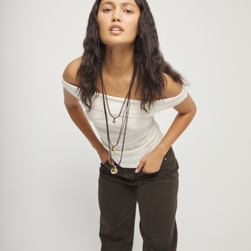 UNOde50 Ожерелье Гравитация Gravity, с золотом, COL2044MARORO0U - фото 4