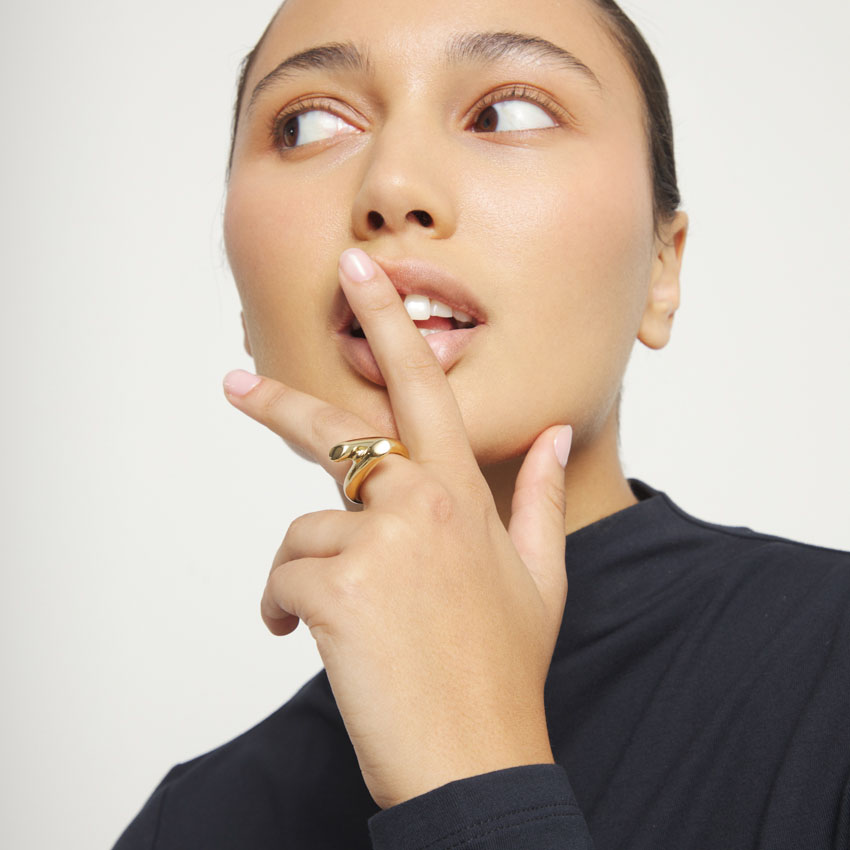 Купить Кольцо Ветвь ROOTS, с золотом - Фото 3