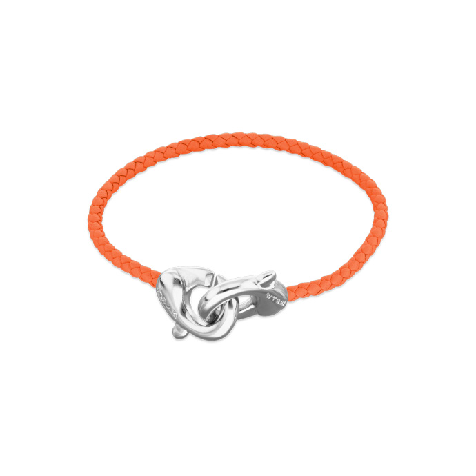 Купить Браслет Ser Inseparable, оранжевый, с серебром - Фото 1