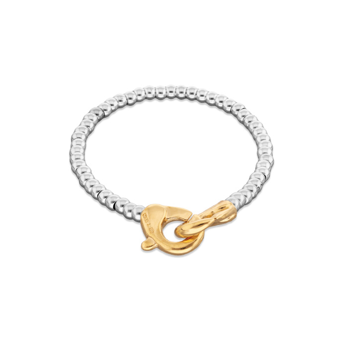 Купить Браслет Ser Inseparable с золотым карабином, с серебром - Фото 1