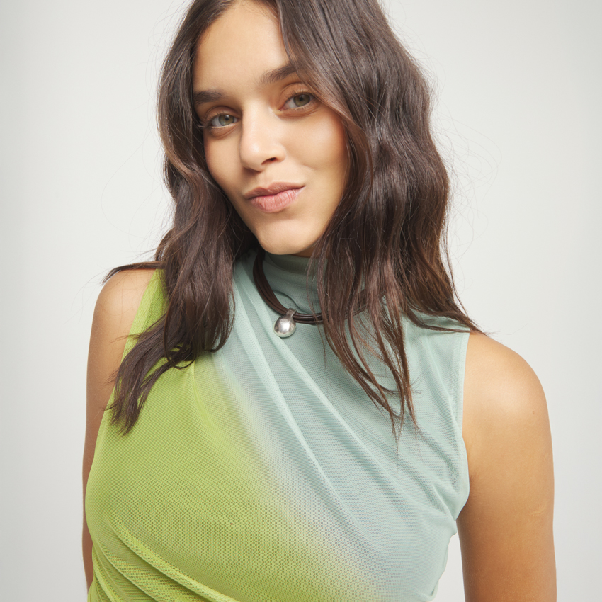 UNOde50 Колье Пути Gravity, с серебром, COL2046MARMTL0U - фото 5