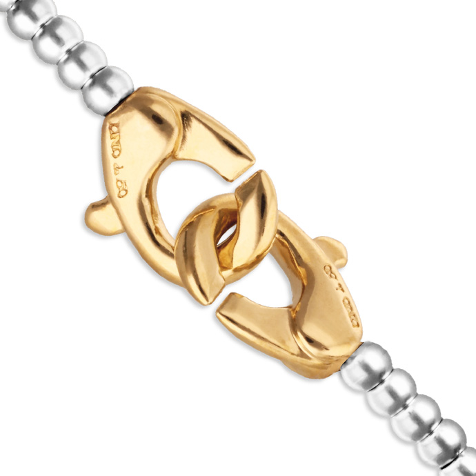 Купить Браслет Ser Inseparable с золотым карабином, с серебром - Фото 3