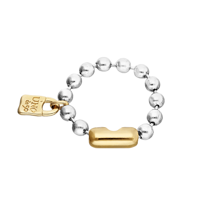 Купить Браслет биколор Beat, с серебром и золотом - Фото 2