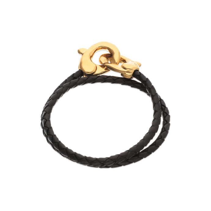 Купить Двойной браслет карабин Ser Inseparable, с золотом - Фото 2