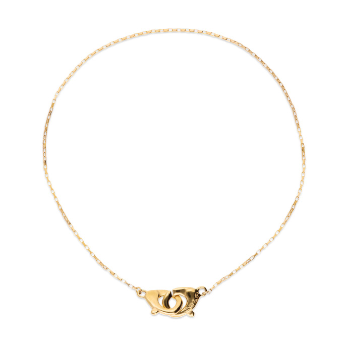 Купить Тонкое ожерелье карабин Ser Inseparable, с золотом - Фото 1