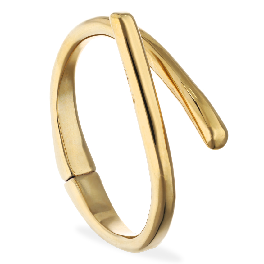 Купить Жесткий браслет Ветвь ROOTS, c золотом - Фото 2