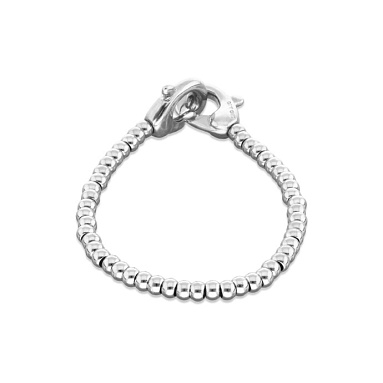 Купить Тонкий браслет карабин Ser Inseparable, с серебром - Фото 7