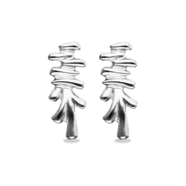 Купить Серьги Лоза ROOTS, с серебром - Фото 6