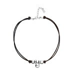 UNOde50 Колье Столкновение Gravity, с серебром, COL2064MARMTL0U