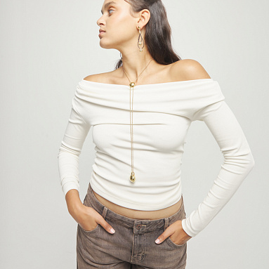 UNOde50 Ожерелье Баланс Gravity, с золотом onesize COL2055ORO0000U, фото 5