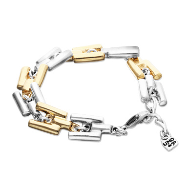 Купить Браслет Звенья ROOTS, с серебром и золотом - Фото 8