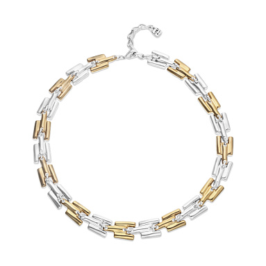 Купить Ожерелье Звенья ROOTS, с серебром и золотом - Фото 7