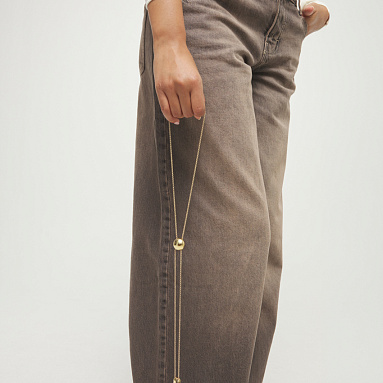 UNOde50 Ожерелье Баланс Gravity, с золотом onesize COL2055ORO0000U, фото 4