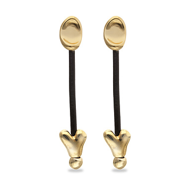 Купить Серьги Стрелы Купидона Beat, с золотом - Фото 6