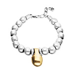 UNOde50 Биколорный браслет Приземление Gravity, с серебром и золотом, PUL2608OROMTL0M