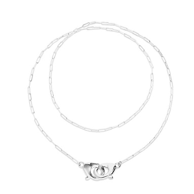 Купить Двойное ожерелье карабин Ser Inseparable, с серебром - Фото 6