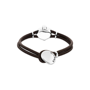 Купить Кожаный браслет Ser Deslumbrante с розовым кристаллом, с серебром - Фото 8