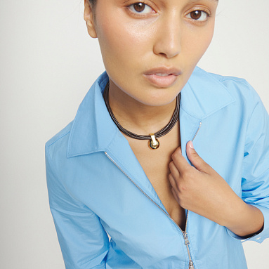 UNOde50 Колье Пути Gravity, с золотом onesize COL2046MARORO0U, фото 4