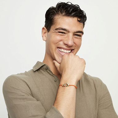 Купить Браслет Ser Inseparable, оранжевый, с золотом - Фото 9