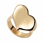 Кольцо UNO heart с золотом