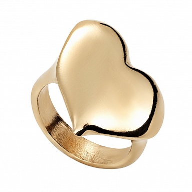 Купить Кольцо UNO heart с золотом - Фото 10