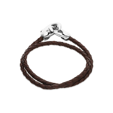 Купить Двойной браслет карабин Ser Inseparable, с серебром - Фото 7