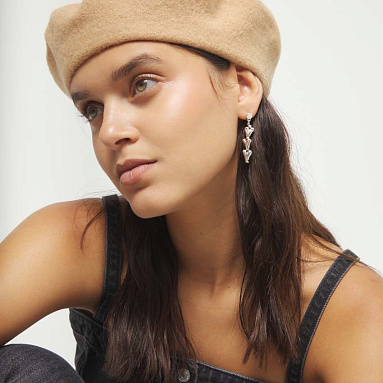 Купить Серьги Слезы любви Beat, с серебром - Фото 7