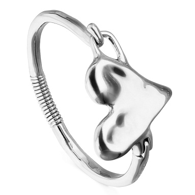 Купить Жесткий браслет Притяжение Beat, с серебром - Фото 7