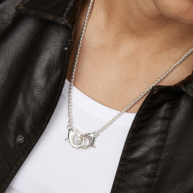 Купить Чокер карабин Ser Inseparable, с серебром - Фото 9