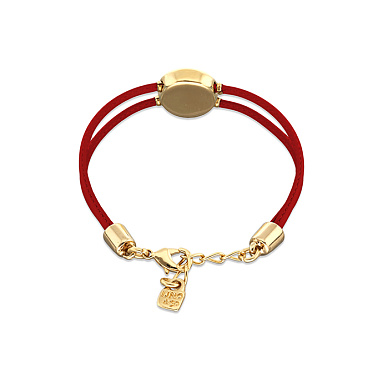 Купить Кожаный браслет глаз Ser Intuitiva с красным кристаллом, с золотом - Фото 7