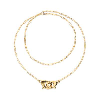 Купить Двойное ожерелье карабин Ser Inseparable, с золотом - Фото 6