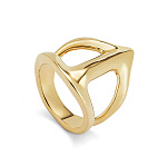 UNOde50 Кольцо со скатом Ser Majestuosa, с золотом, ANI0846ORO00018