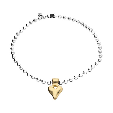 Купить Ожерелье Импульсы Beat, с серебром и золотом - Фото 6