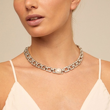 Купить Ожерелье Linda с серебром - Фото 4