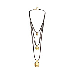 UNOde50 Ожерелье Гравитация Gravity, с золотом, COL2044MARORO0U